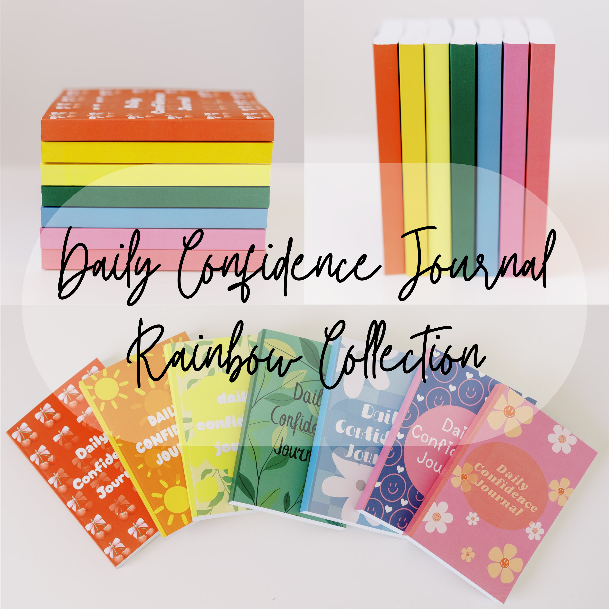 Daily Confidence Journal | Rainbow Collection 🌈