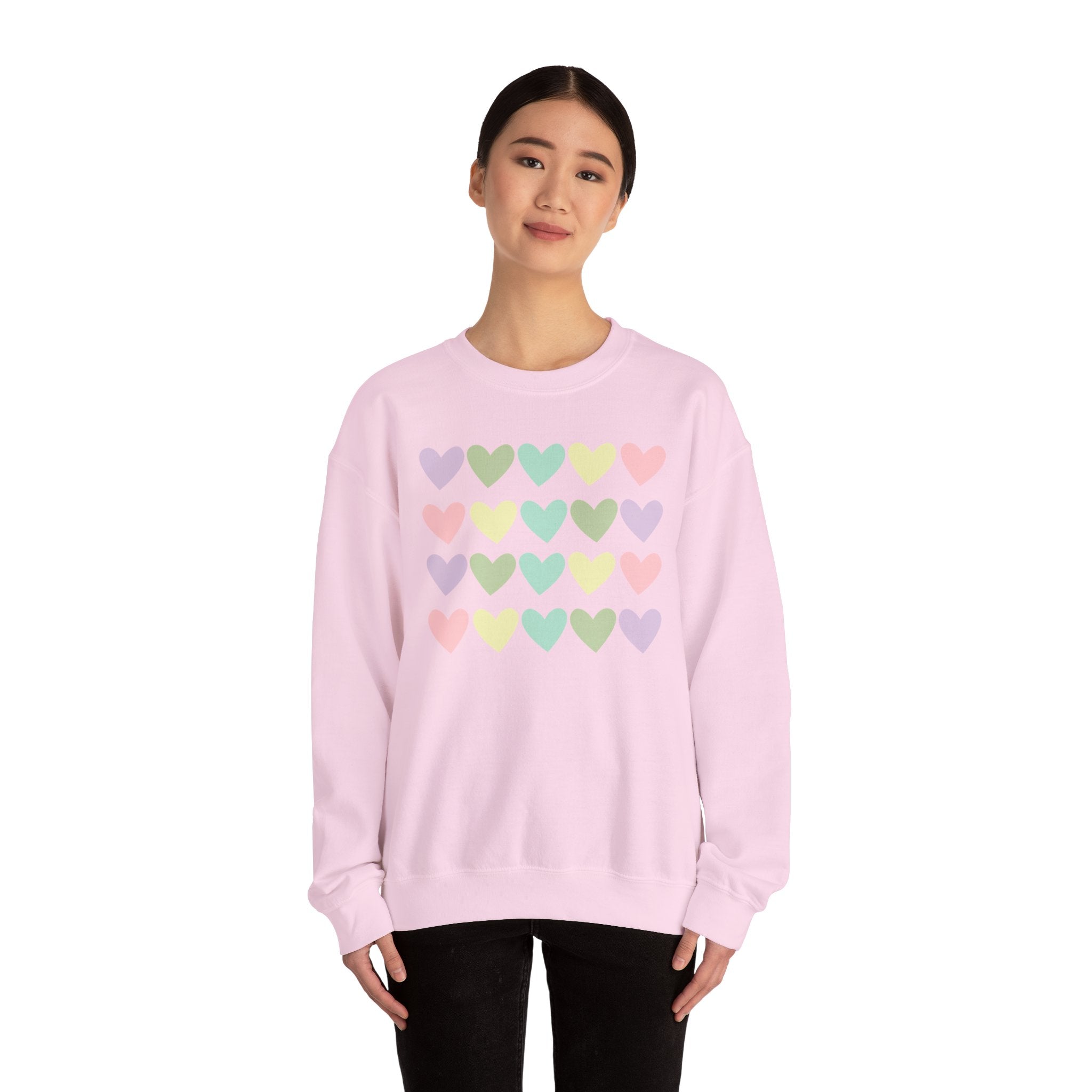 Pastel Hearts Sweatshirt