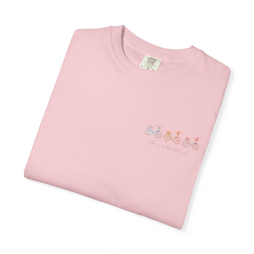 Life Is a Beautiful Ride Pink Graphic Tee