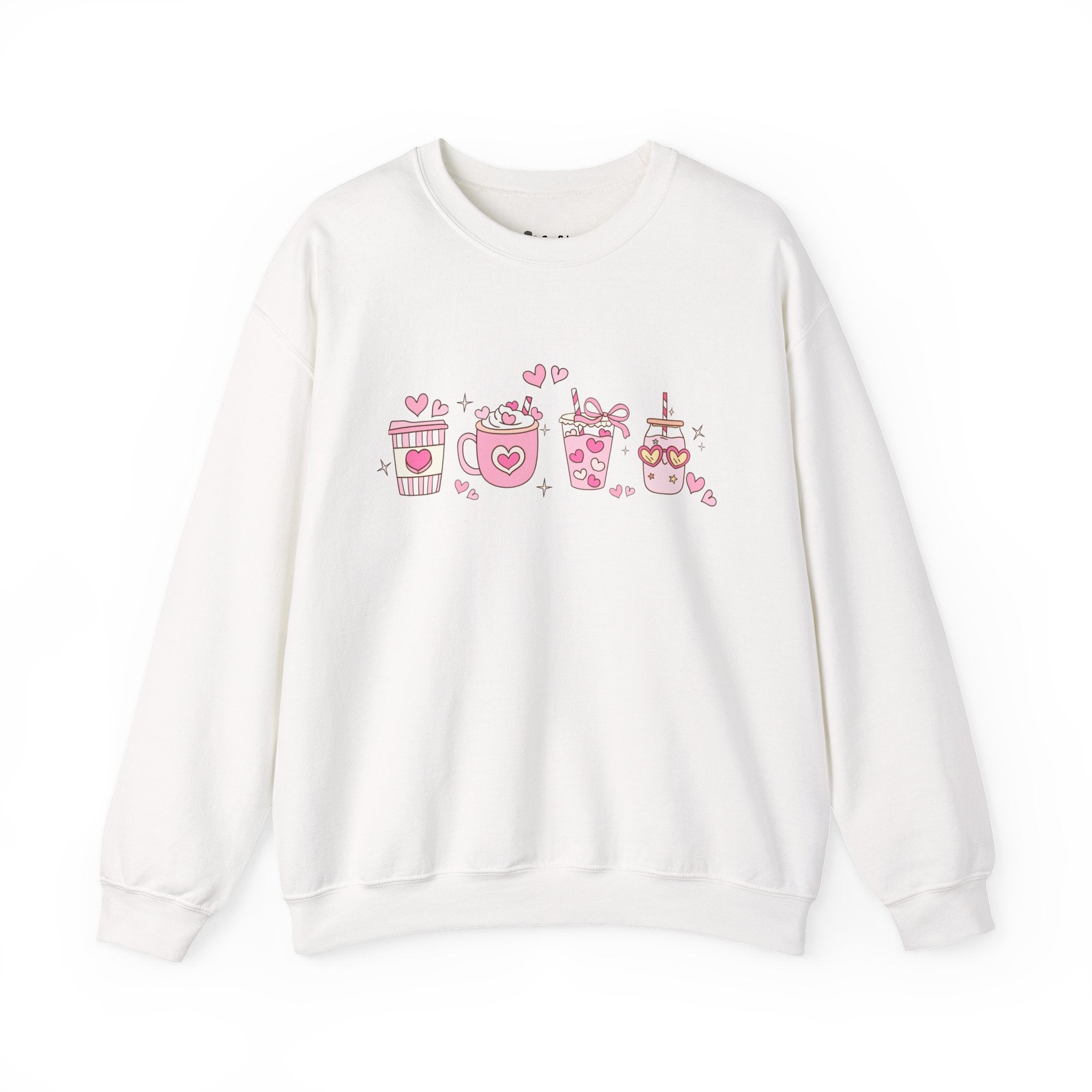 Valentine Pink Drinks Sweatshirt