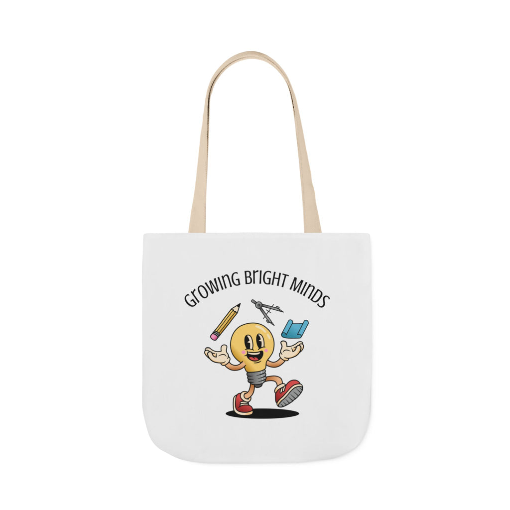 Growing Bright Minds Canvas Tote