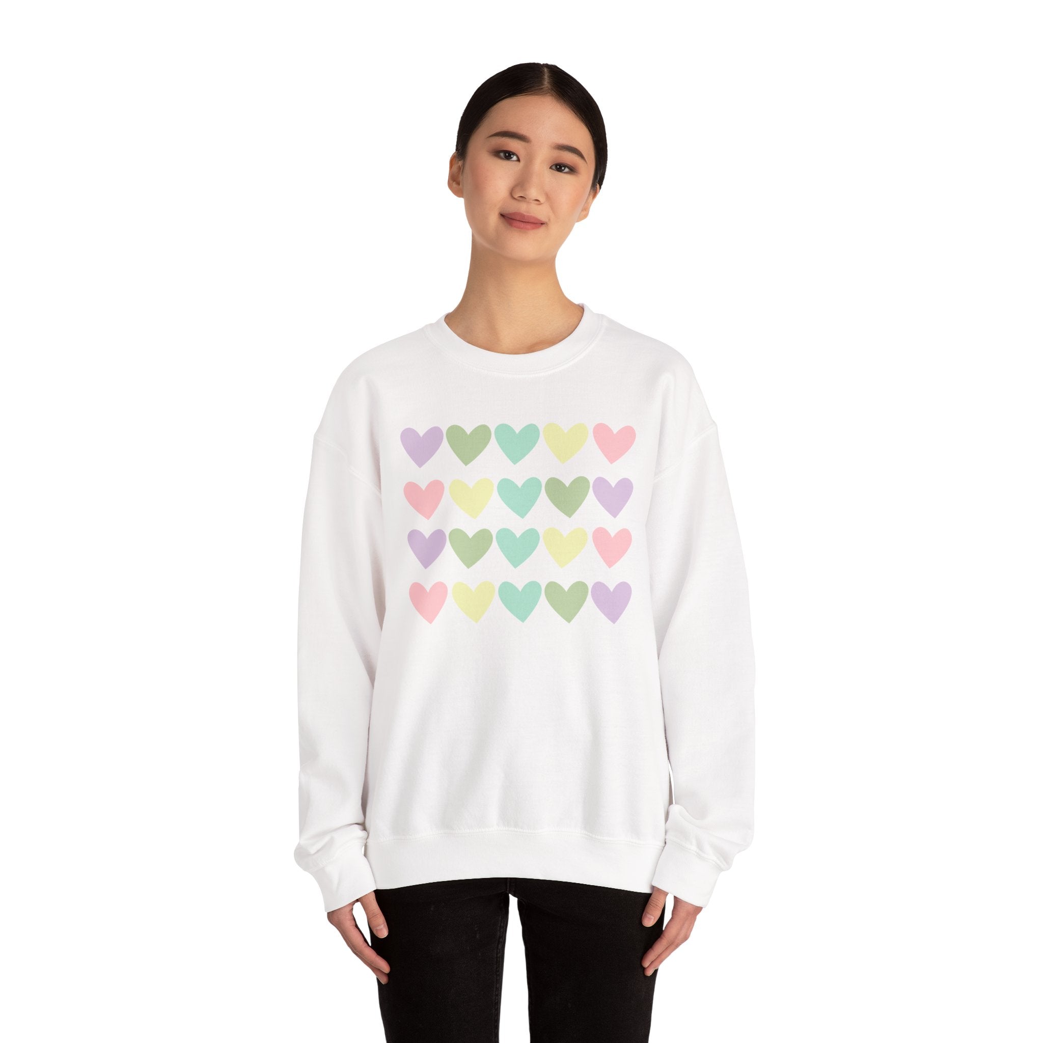 Pastel Hearts Sweatshirt