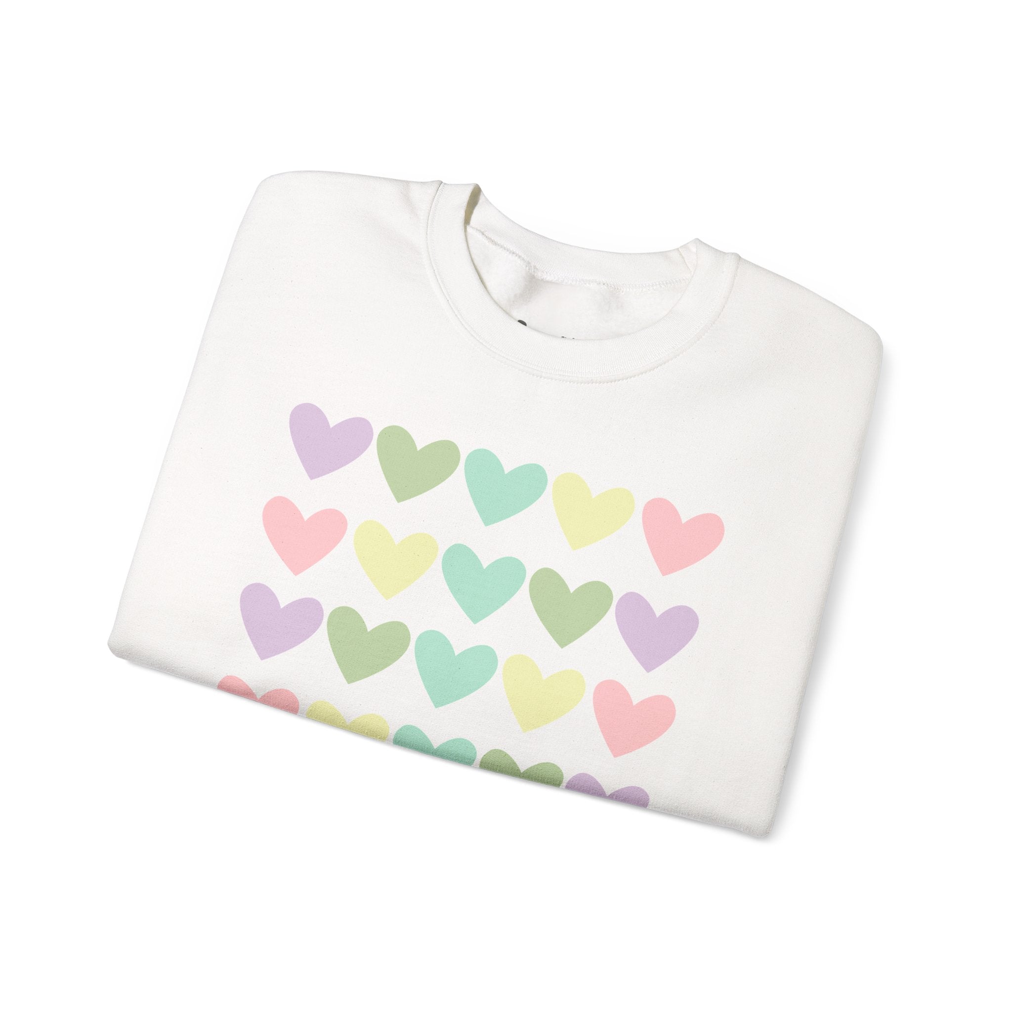 Pastel Hearts Sweatshirt