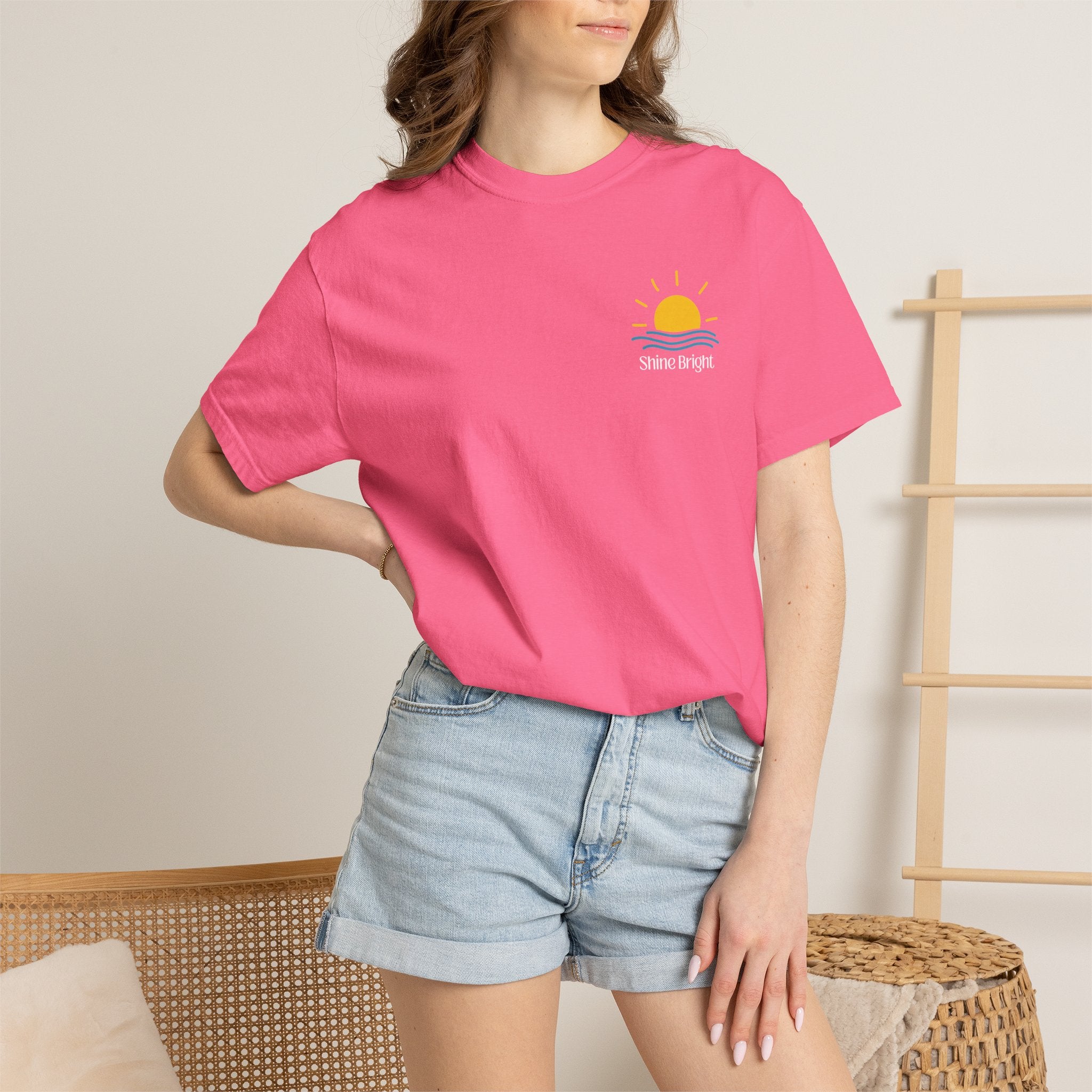 Shine Bright Pink Graphic Tee