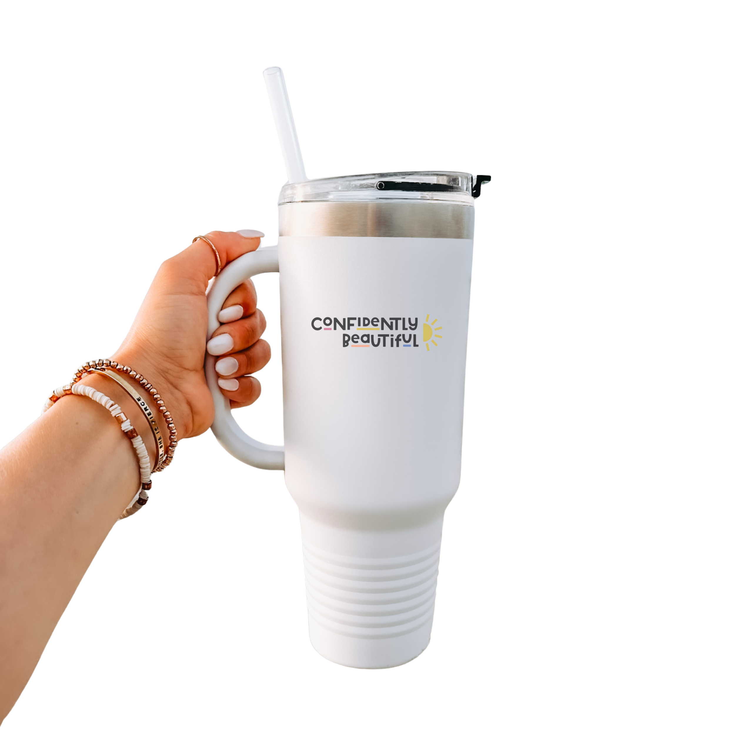 Confidently Beautiful Tumbler, 40 oz.