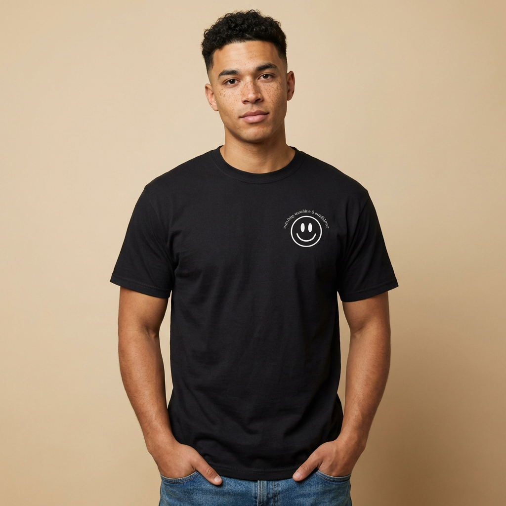 Catching Sunshine & Confidence Purple or Black Graphic Tee
