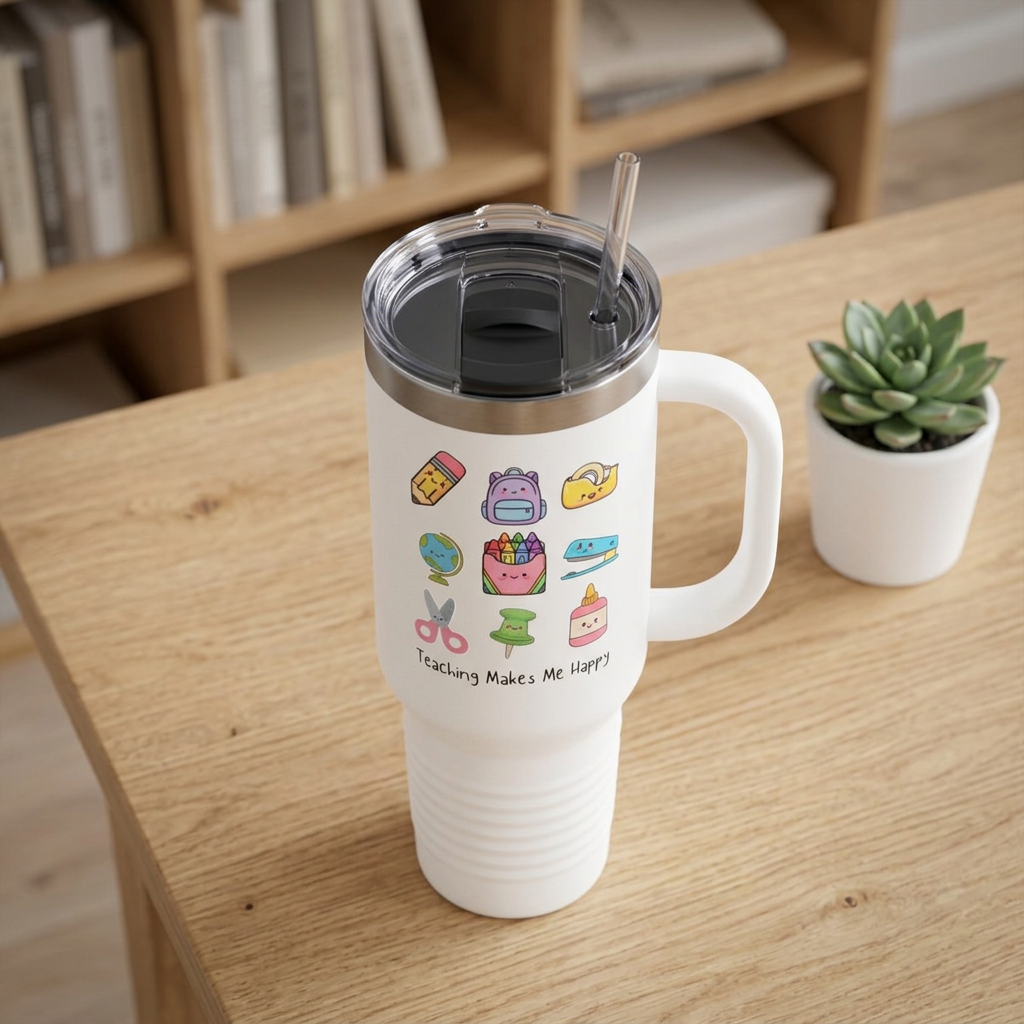 Teaching Makes Me Happy Tumbler
