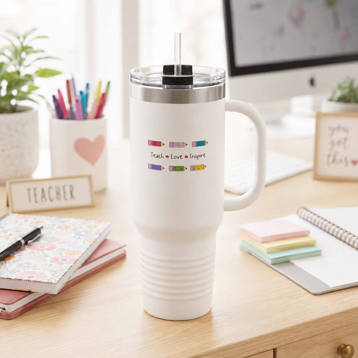 Teach, Love, Inspire Tumbler