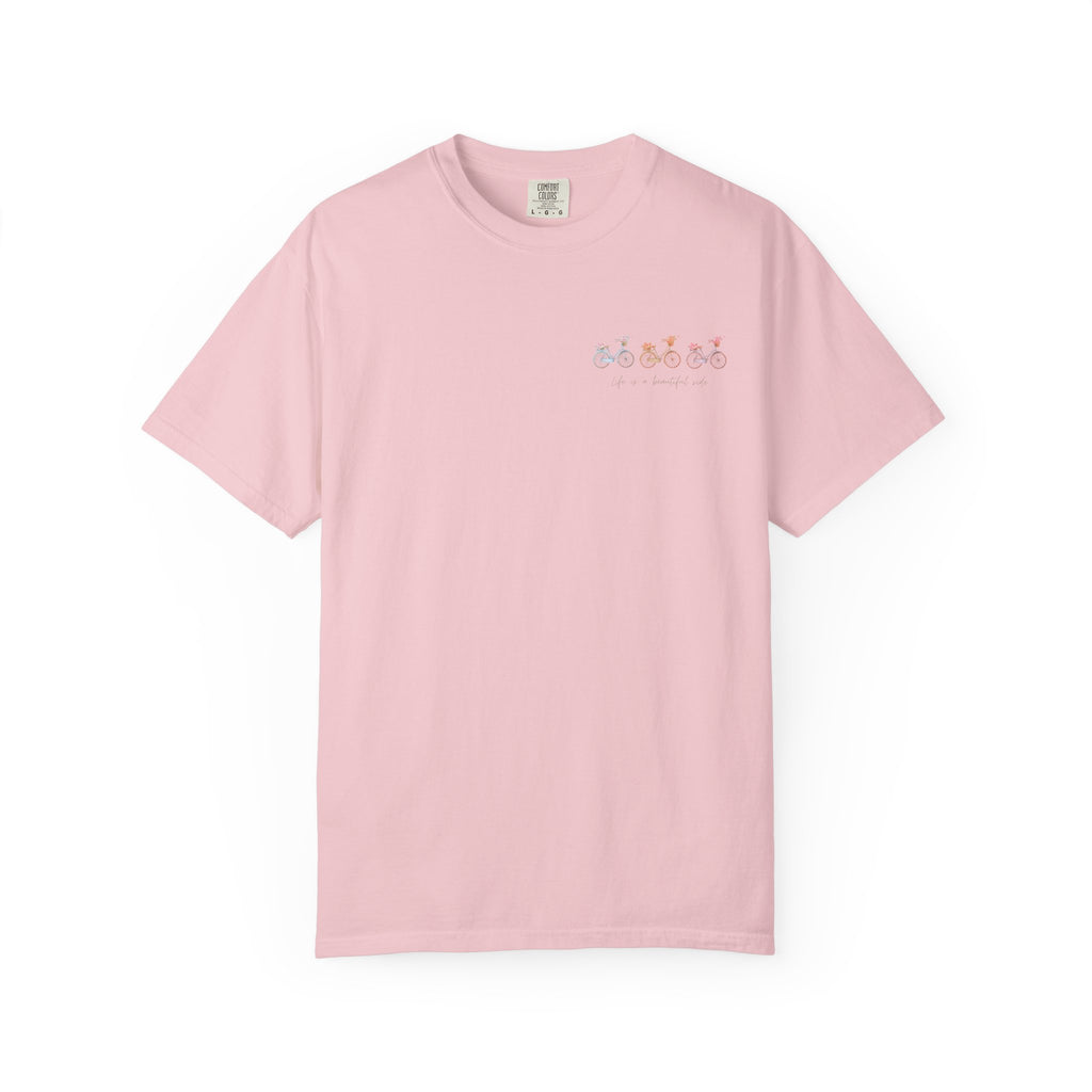 Life Is a Beautiful Ride Pink Graphic Tee