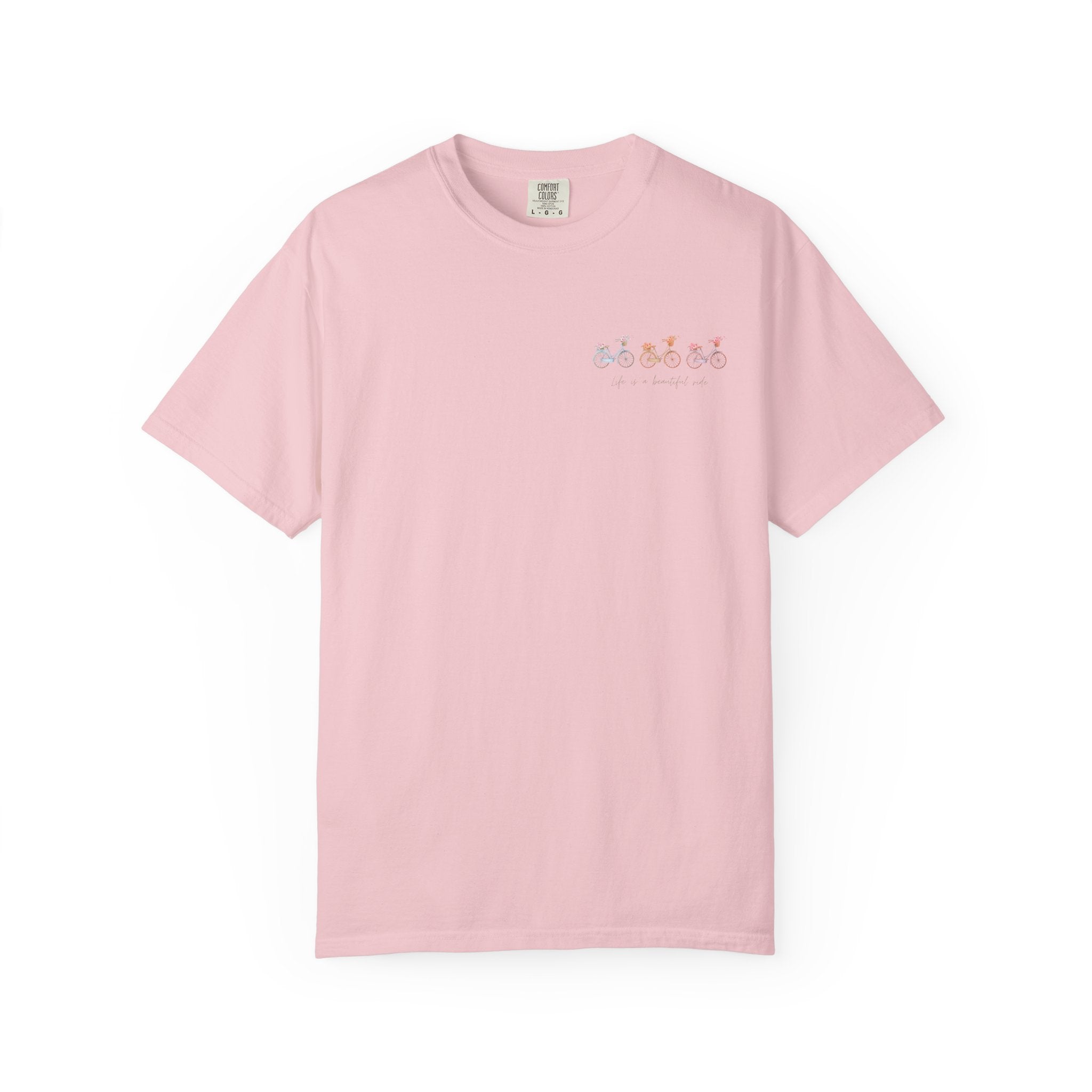 Life Is a Beautiful Ride Pink Graphic Tee