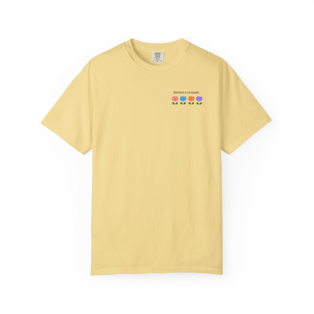 Happiness Is Contagious Tulip Graphic Tee