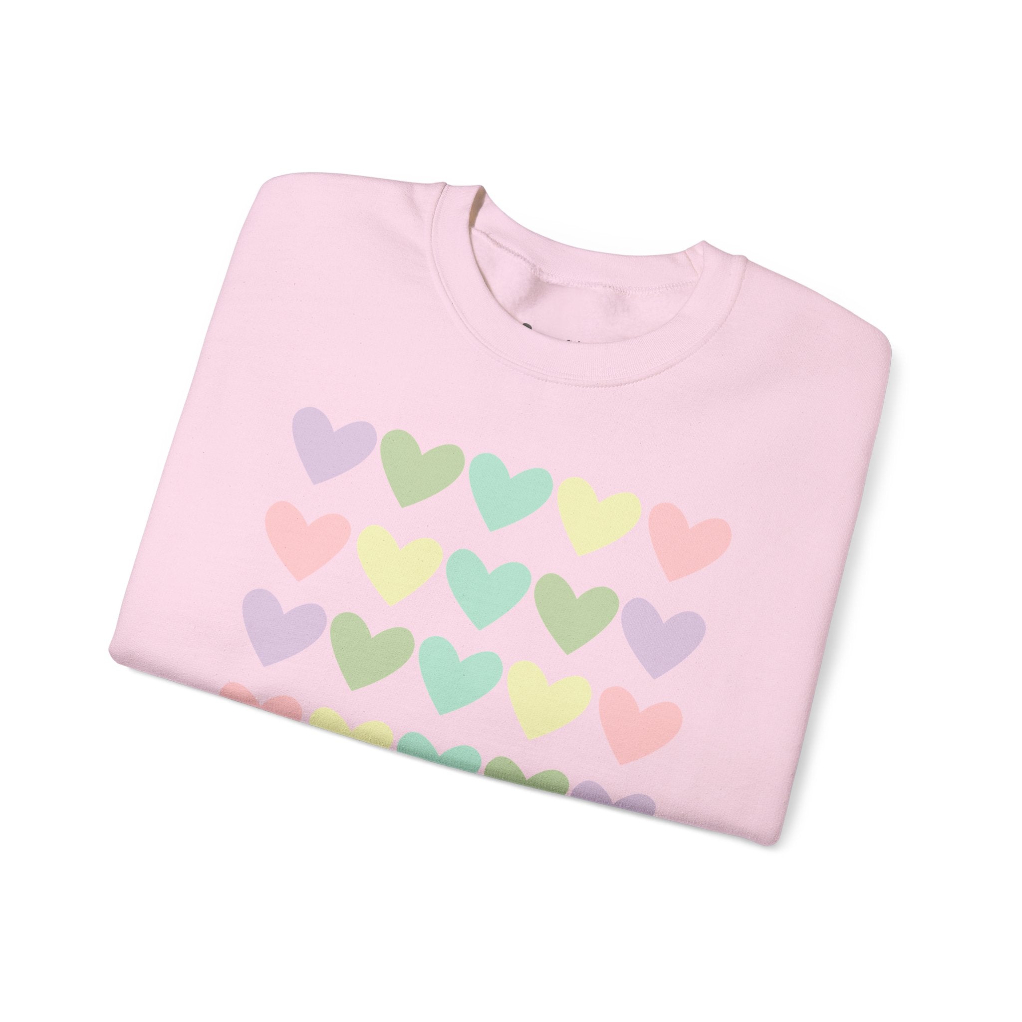 Pastel Hearts Sweatshirt