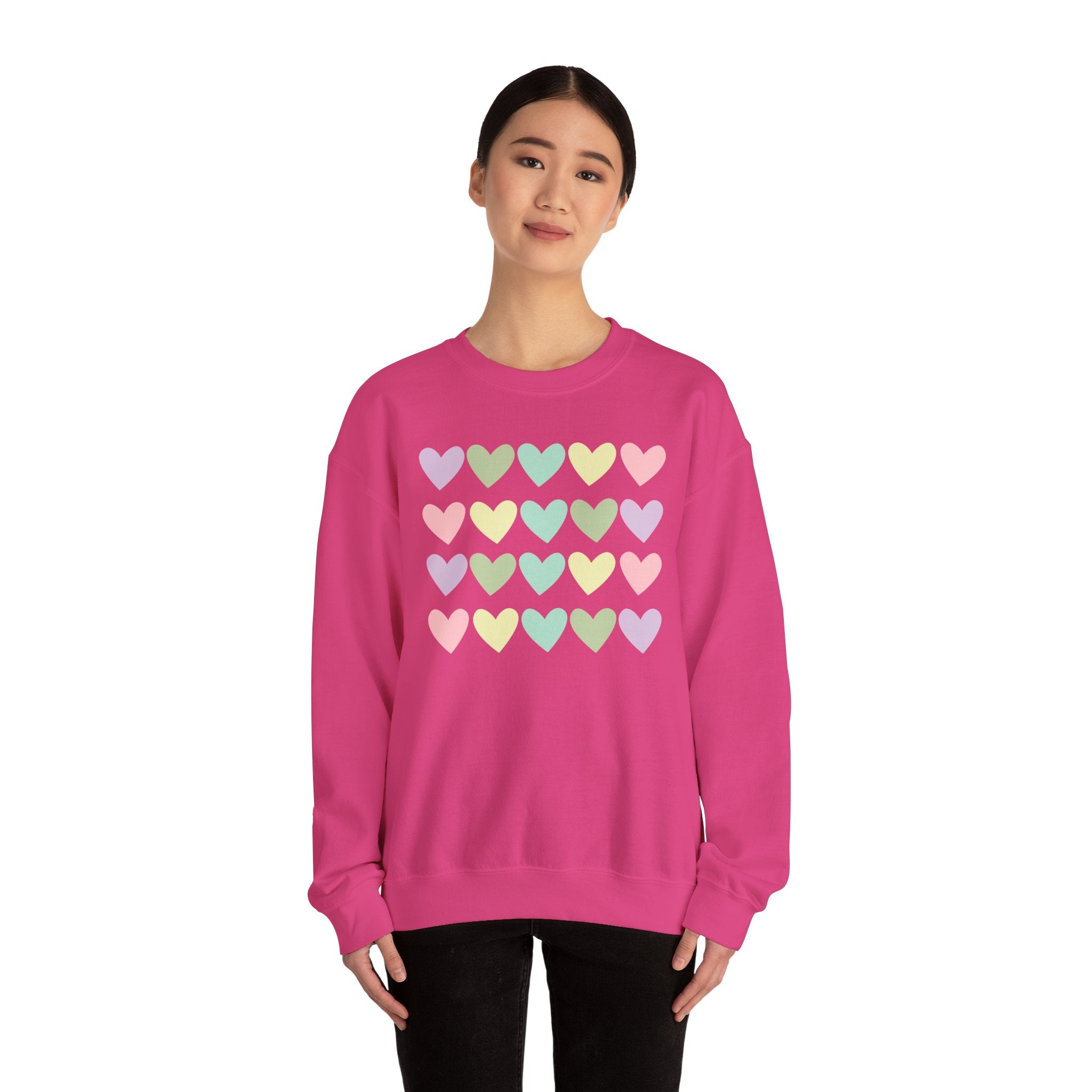 Pastel Hearts Sweatshirt