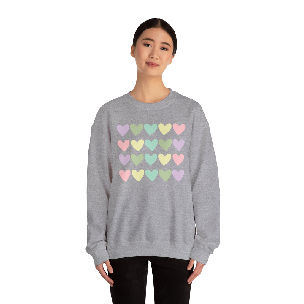 Pastel Hearts Sweatshirt