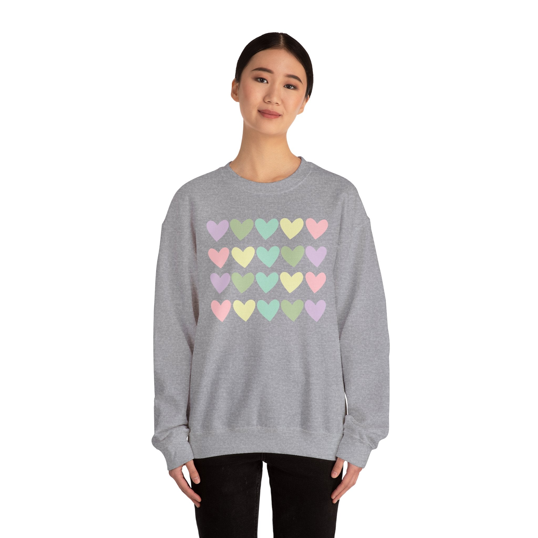 Pastel Hearts Sweatshirt