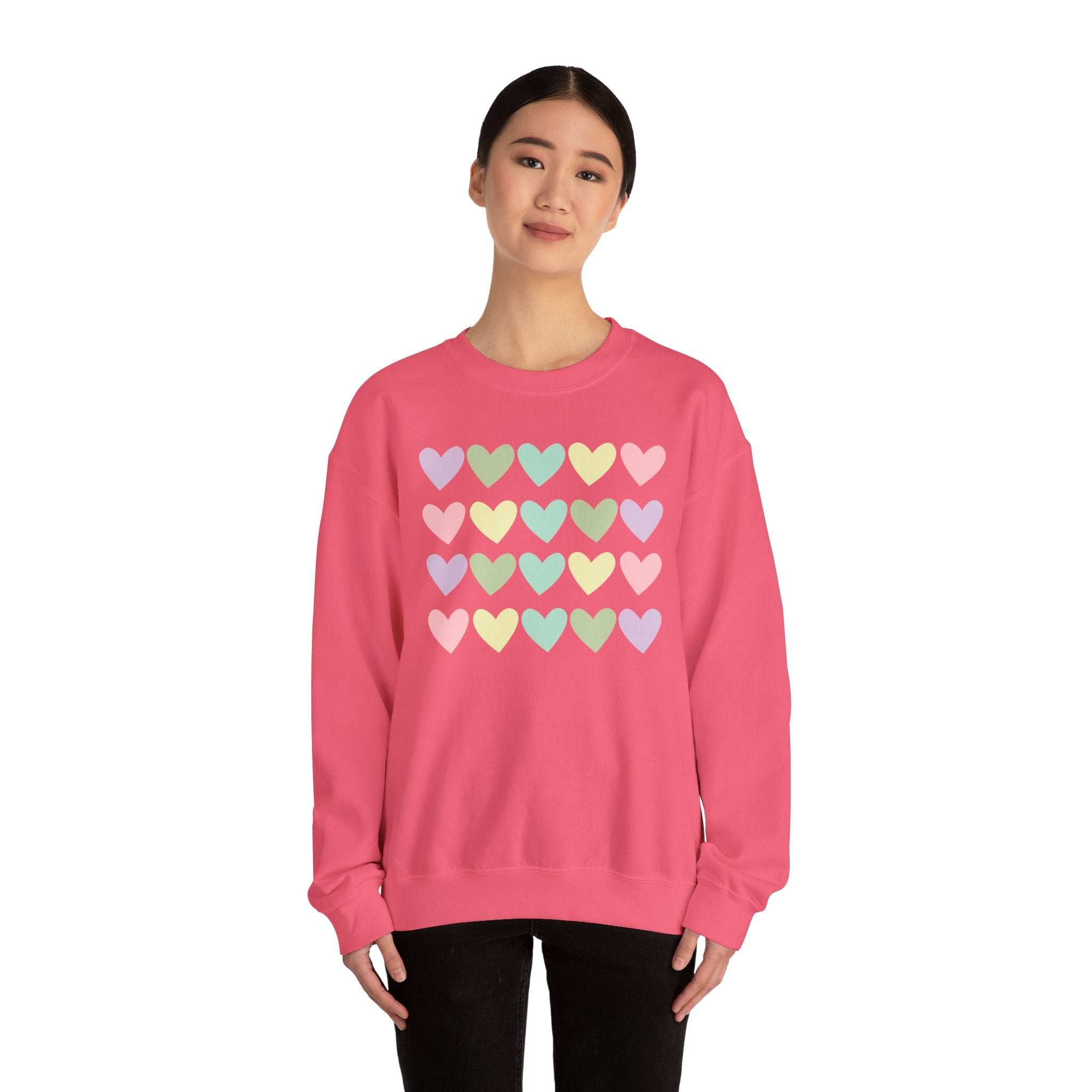 Pastel Hearts Sweatshirt