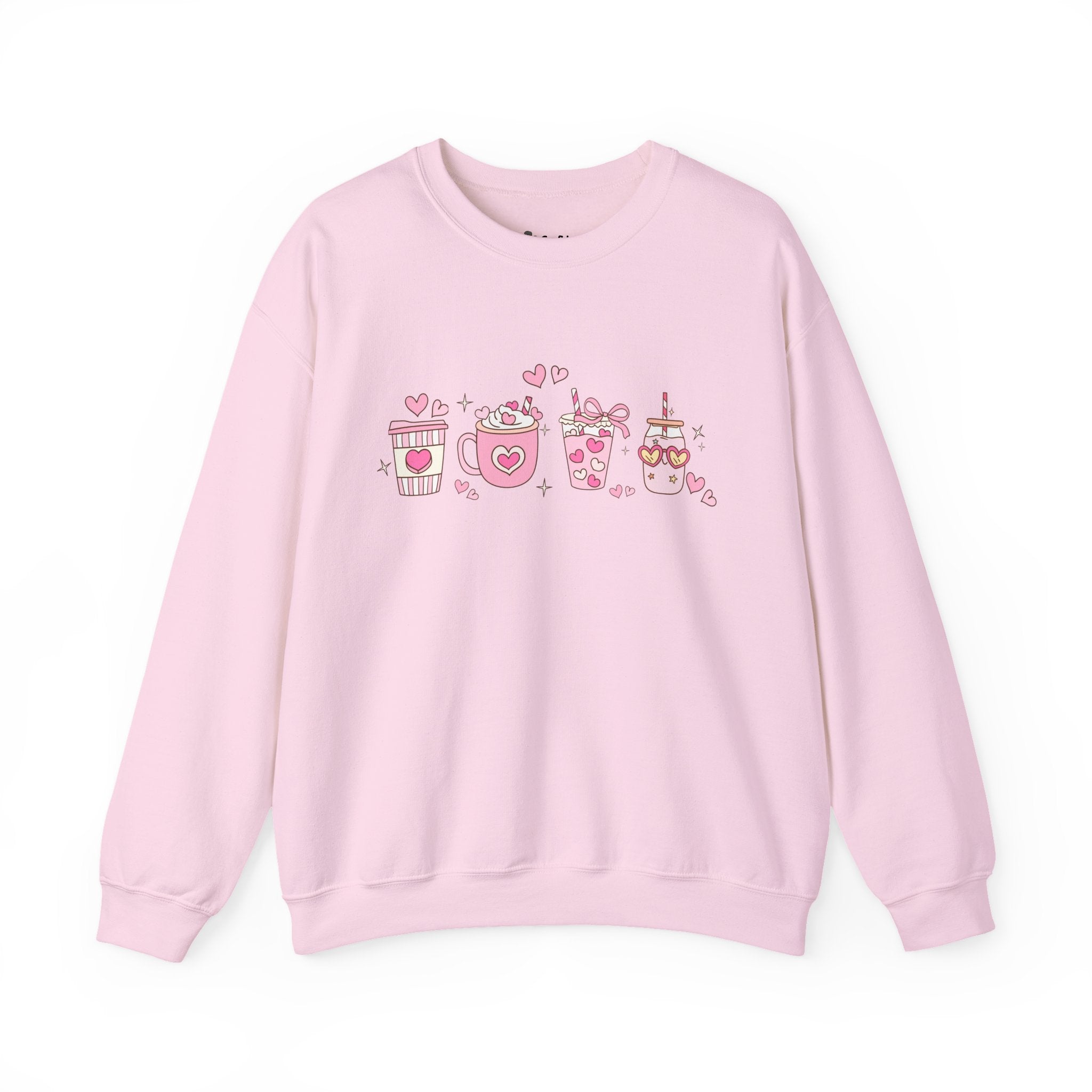 Valentine Pink Drinks Sweatshirt