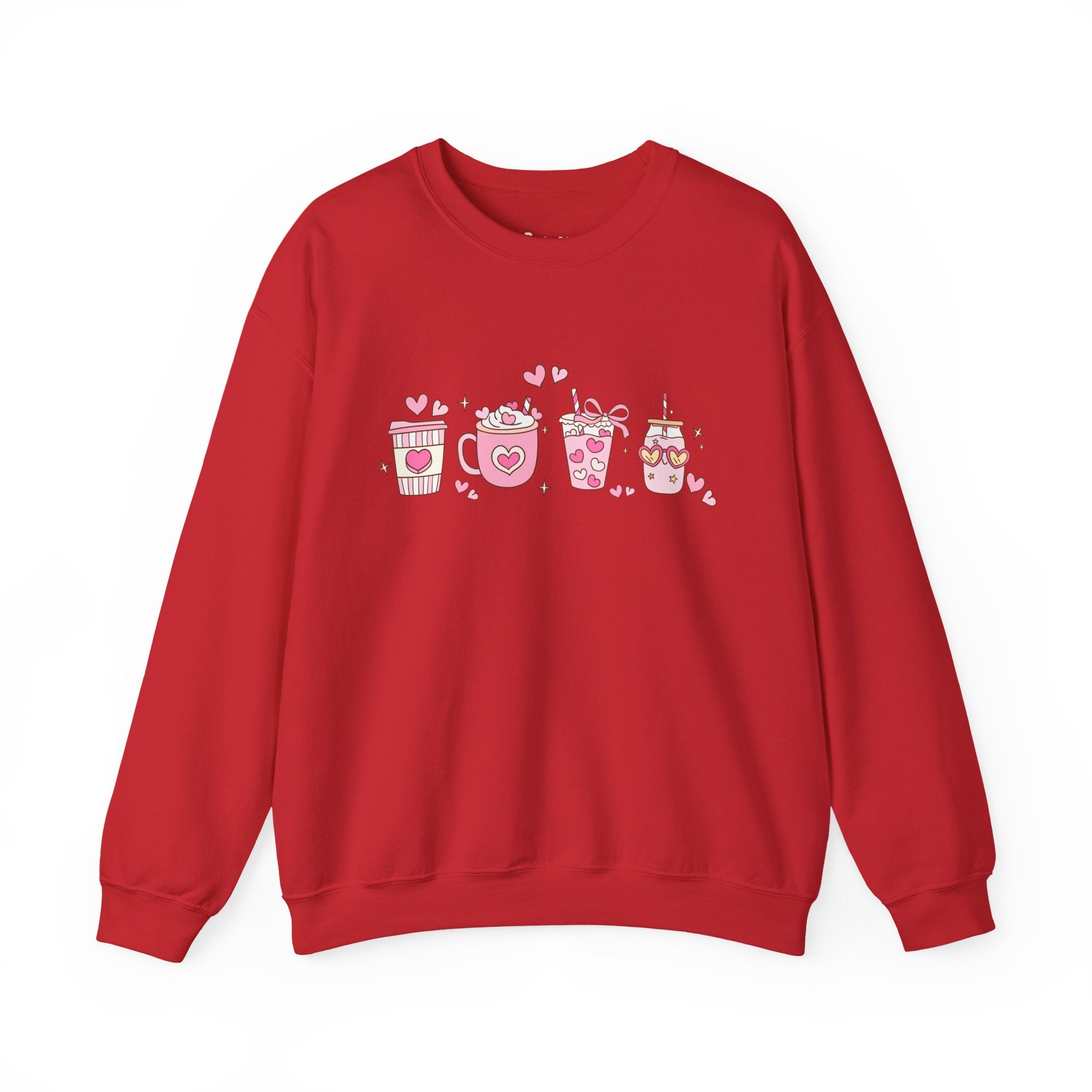Valentine Pink Drinks Sweatshirt